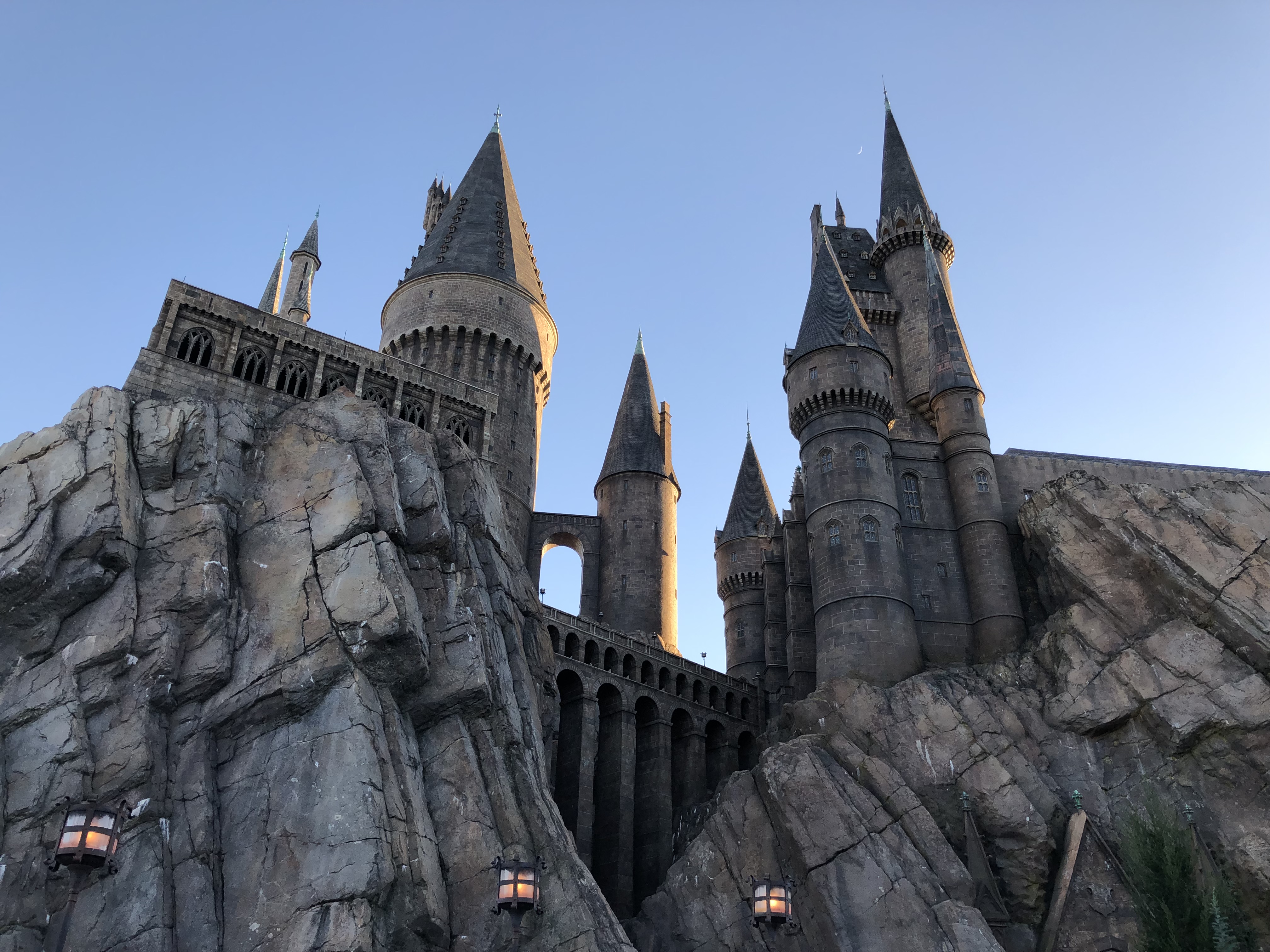 Take a ride on a broomstick inside of Hogwarts Castle at Hogsmeade Village Universal's Islands of Adventure