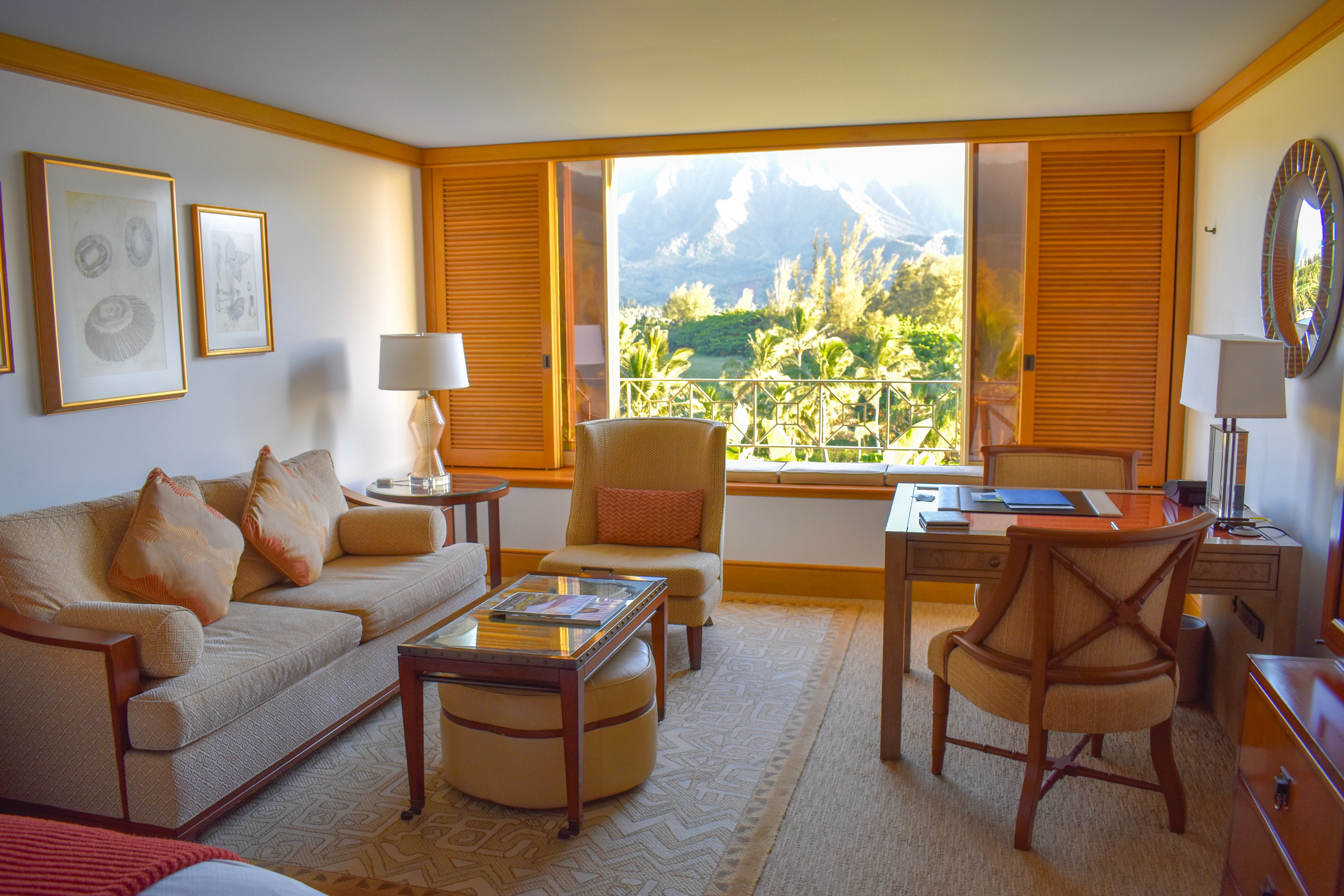 Princeville Resort Kauai Hawaii view of Napali Coast