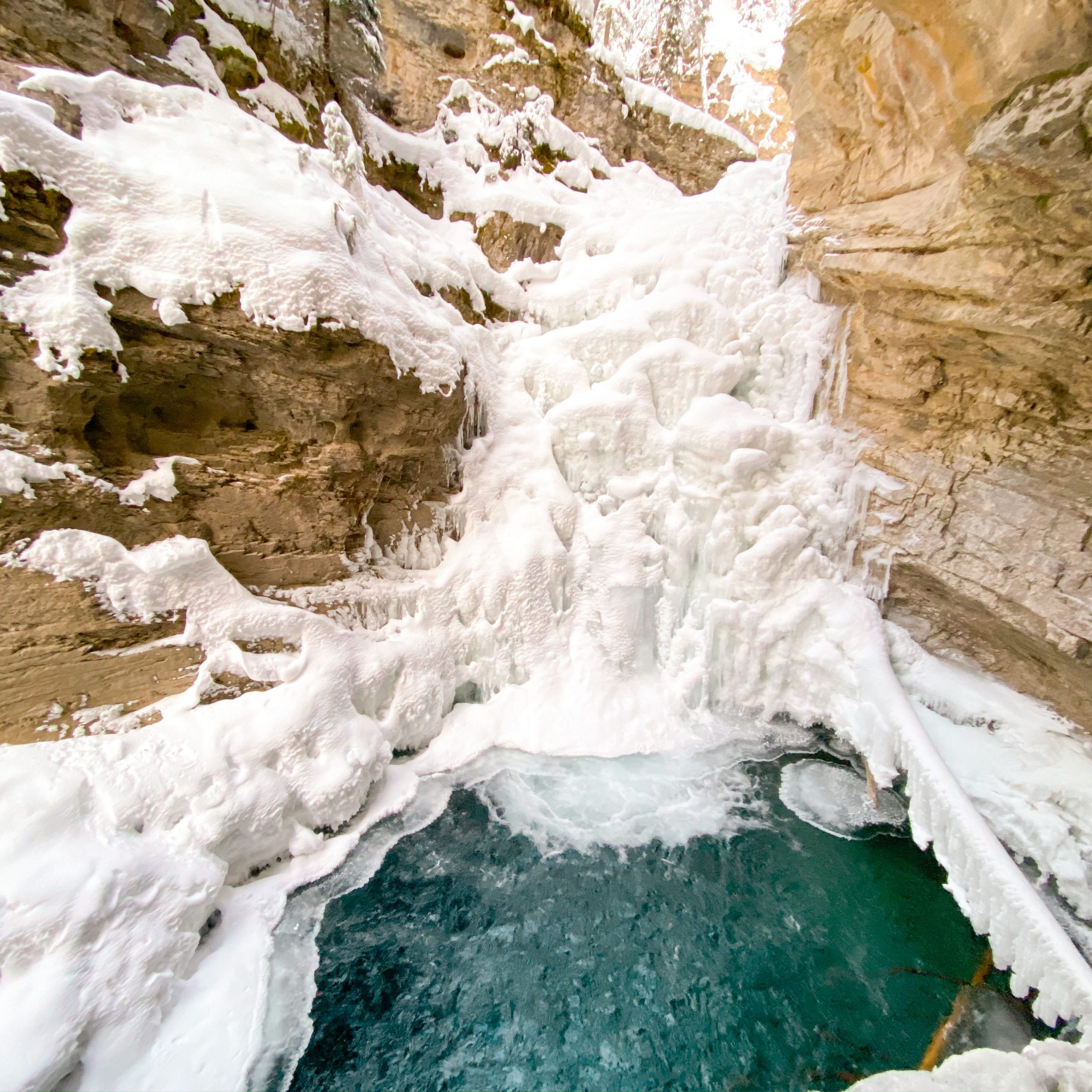 Johnston Canyon in Winter